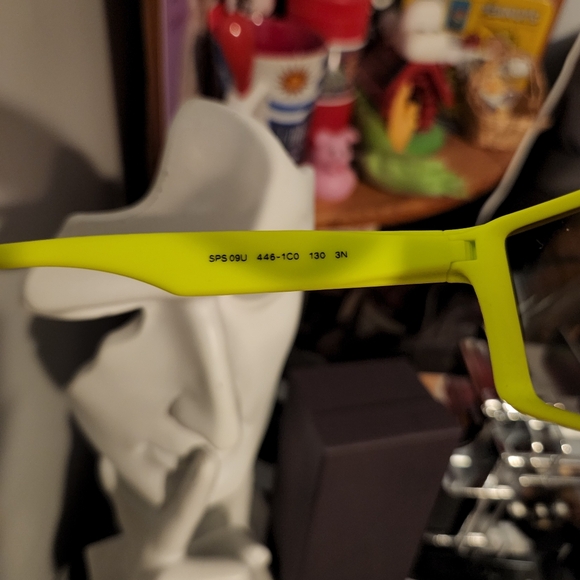 Prada Neon Yellow Sunglasses- Prada Shades - Picture 13 of 16